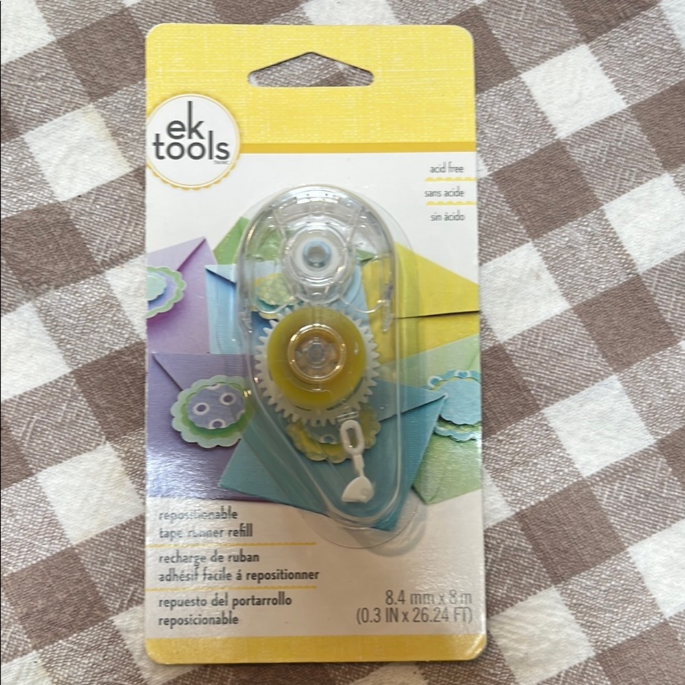 ek tools repositionable tape runner refill, new